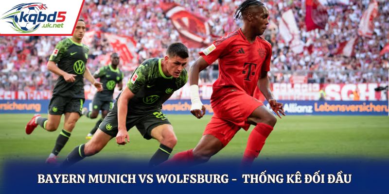 Thành tích đối đầu giữa Bayern Munich vs Wolfsburg
